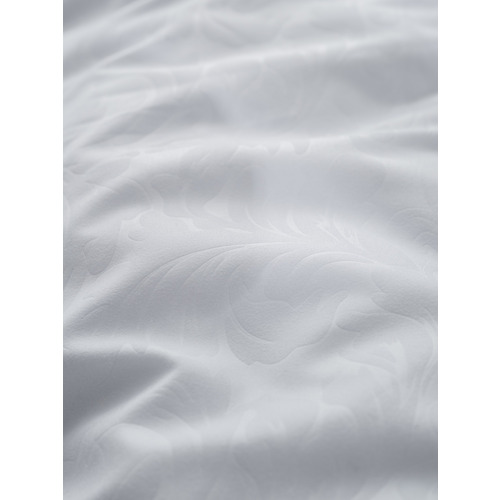 Постельное белье VT из полисатина жаккард белый 2-х сп с евро простыней фото 11