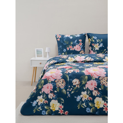 Постельное белье VT из полисатина R4061 2-х сп с евро простыней с наволочками 70/70 фото 9