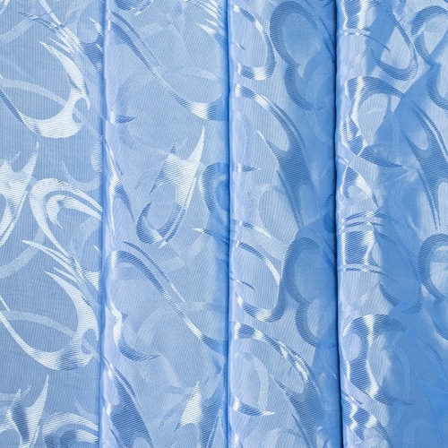 Портьерная ткань 150 см 17 цвет голубой фото 1
