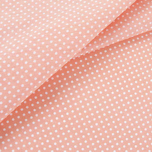 Ткань на отрез бязь плательная 150 см 1554/17 цвет персик фото 1