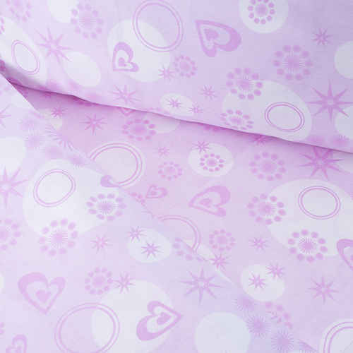 Постельное белье в детскую кроватку из бязи 250/4 цвет розовый фото 3
