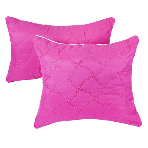 Подушка декоративная чехол шелк ультрастеп розовый 50/70 фото 1