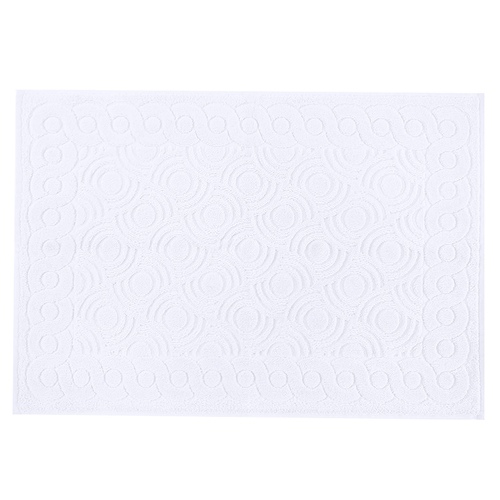Полотенце-коврик махровое Pecorella ПЦ-103-03083 50/70 см цвет 101 белый фото 1