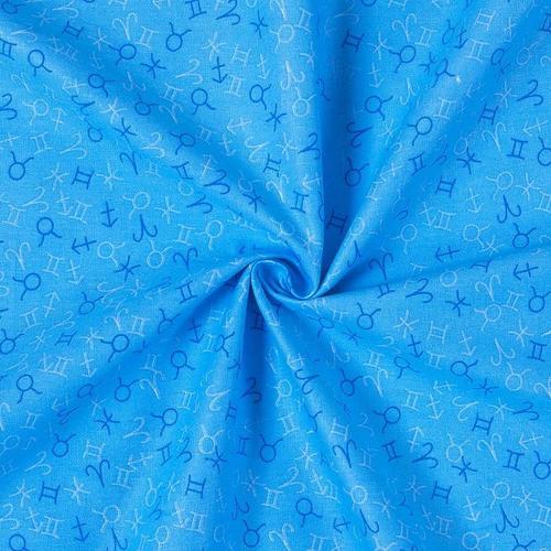 Ткань на отрез бязь плательная 150 см 1748/6 цвет синий фото 3