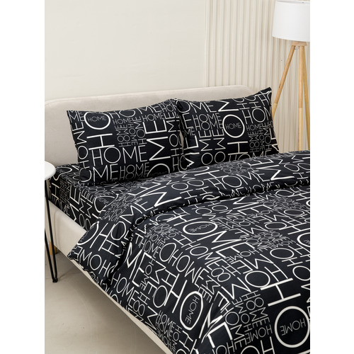 Постельное белье VT из полисатина 4239 2-х сп с евро простыней с наволочками 50х70 фото 5