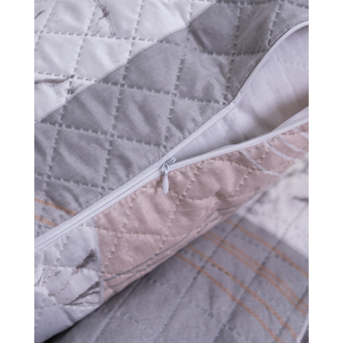 Чехол п/э декоративный для подушки с молнией, ультрастеп 0894 50/70 см фото 3