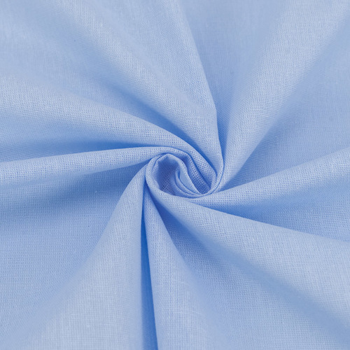 Ткань на отрез бязь гладкокрашеная 120 гр/м2 150 см цвет светло-голубой фото 1