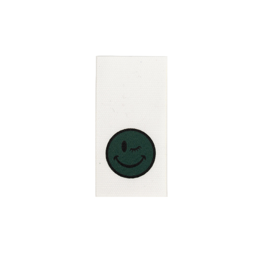 Нашивка Смайлы 5,5*2,5 см цвет зеленый фото 1
