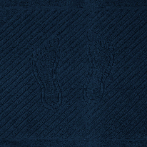 Полотенце махровое ножки 700 гр/м2 Туркменистан 50/70 см цвет темно-синий фото 1