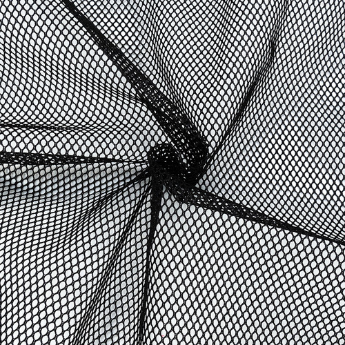 Ткань на отрез сетка цвет черный фото 1