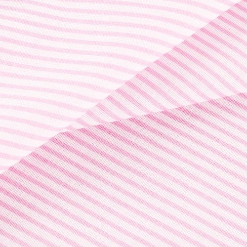Ткань на отрез бязь плательная 150 см 8084 Полоса цвет розовый фото 4