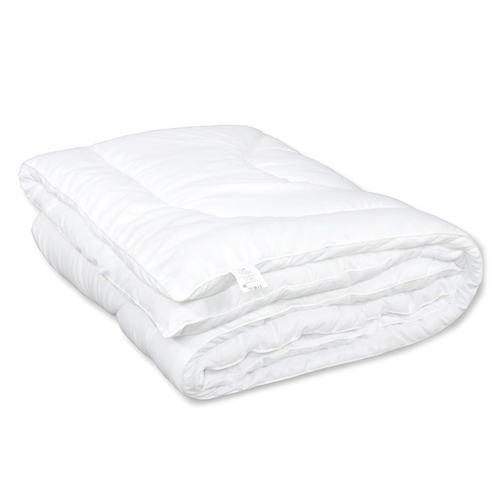 Одеяло Комфорт облегченное с кантом полиэфир чехол белый п/э 150 гр/м2 172/205 фото 1