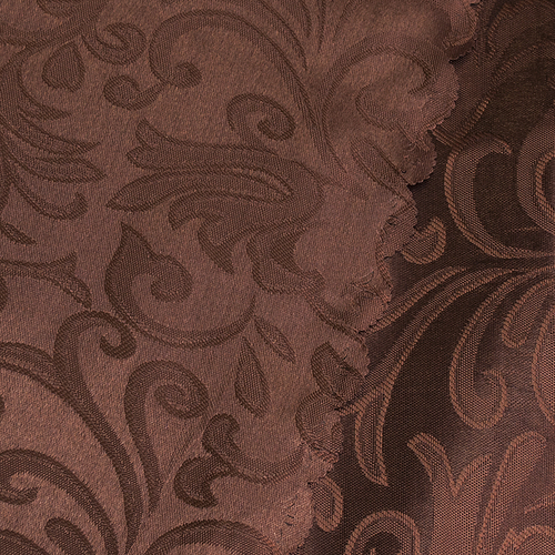Портьерная ткань 150 см 100/2С цвет 9 коричневый фото 2