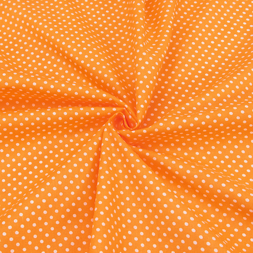 Ткань на отрез бязь плательная 150 см 1590/26 цвет оранжевый фото 1