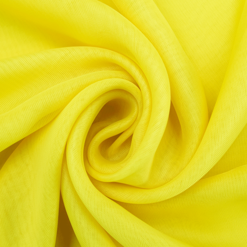 Ткань на отрез Вуаль 280 см 5 цвет желтый фото 1