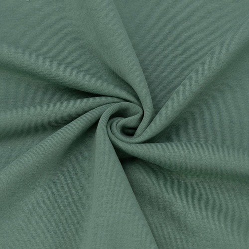 Ткань на отрез футер 3-х нитка диагональный цвет светло-зеленый фото 1