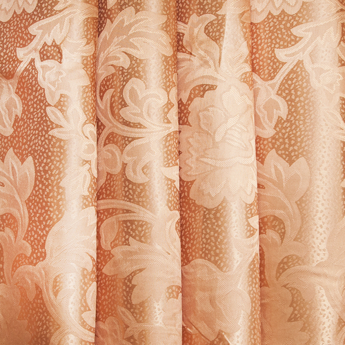 Портьерная ткань 150 см на отрез 29 цвет персик ветка фото 1
