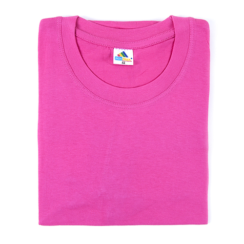 Мужская однотонная футболка цвет малиновый 48 фото 2