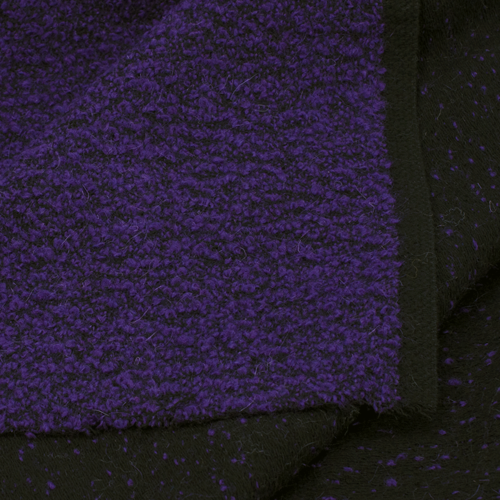Весовой лоскут №4.57 Драп варёная шерсть фиолетовый 1,54 / 2,10 (+/-2см) м 1,500 кг фото 2