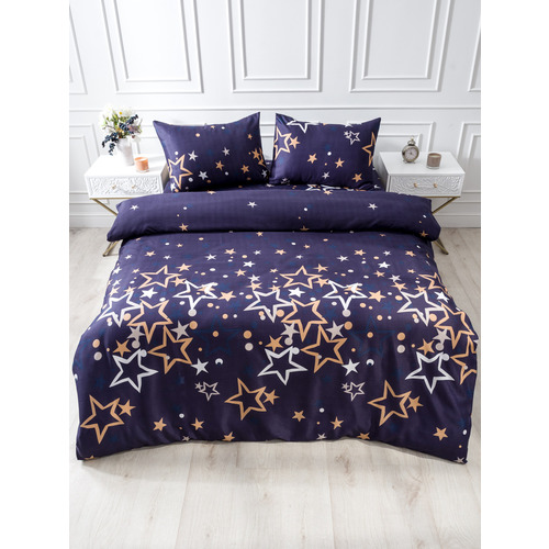 Постельное белье VT из полисатина DA-05 2-х сп с евро простыней с наволочками 50/70 фото 9