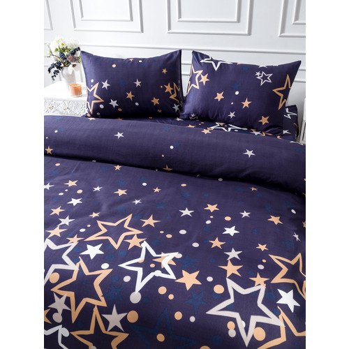 Постельное белье VT из полисатина DA-05 2-х сп с евро простыней с наволочками 50/70 фото 7