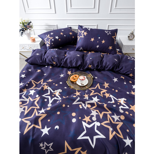 Постельное белье VT из полисатина DA-05 2-х сп с евро простыней с наволочками 50/70 фото 8