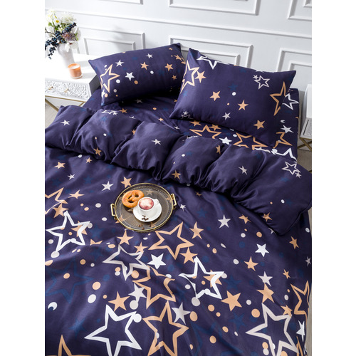 Постельное белье VT из полисатина DA-05 2-х сп с евро простыней с наволочками 50/70 фото 5