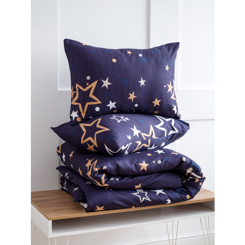 Постельное белье VT из полисатина DA-05 2-х сп с евро простыней с наволочками 50/70 фото 4