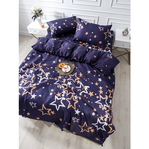 Постельное белье VT из полисатина DA-05 2-х сп с евро простыней с наволочками 50/70 фото 1