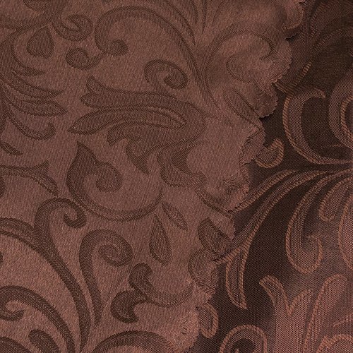 Портьерная ткань 150 см на отрез 100/2С цвет 9 коричневый фото 2