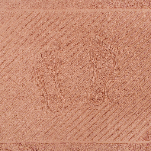 Полотенце махровое ножки 700 гр/м2 Туркменистан 50/70 см цвет жареный орех фото 1