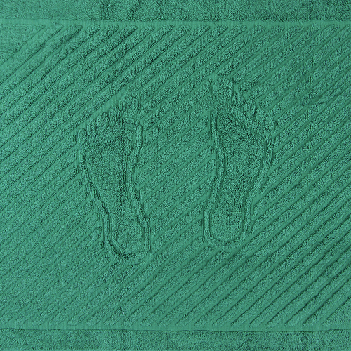 Полотенце махровое ножки 700 гр/м2 Туркменистан 50/70 см цвет темно-зеленый фото 1
