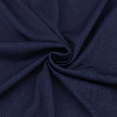 Ткань на отрез полиэстер №156 цвет темно-синий фото 1