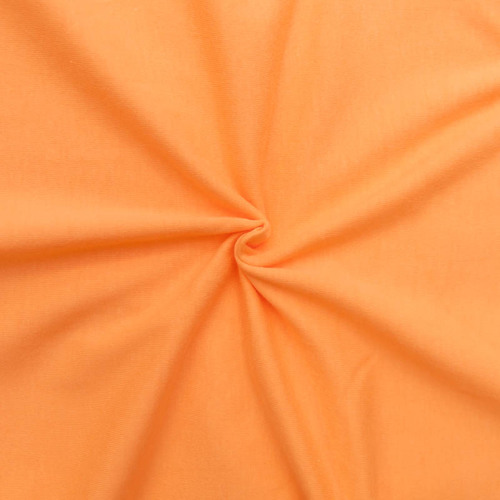 Кулирка однотонная цвет светло-оранжевый фото 1