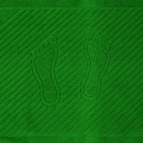 Полотенце махровое ножки 700 гр/м2 Туркменистан 50/70 см цвет зеленый фото 1