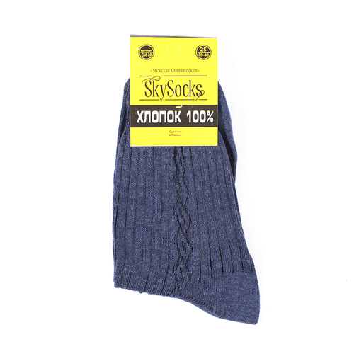 Мужские носки СМ-10/3 Skysocks цвет джинс размер 25 фото 1