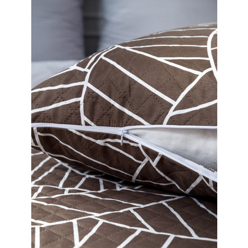 Чехол декоративный VT для подушки с молнией, ультрастеп s11087-01 50/70 см в упаковке 2 шт фото 9