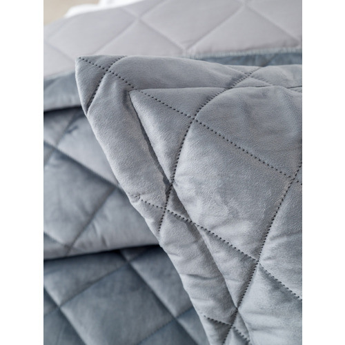 Покрывало VT велюр 260х240 + 2 нав 50х70 цвет 5018-53 фото 2