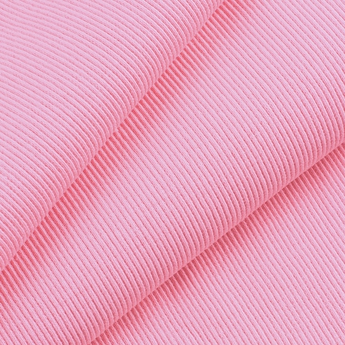 Ткань на отрез кашкорсе с лайкрой 1-380 цвет розовый фото 1