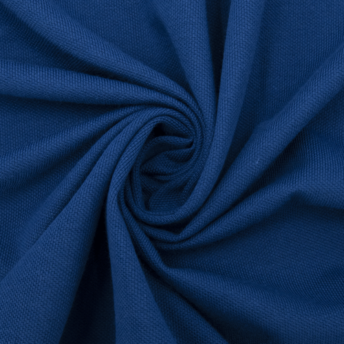 Мерный лоскут пике цвет синий от 1 м фото 1