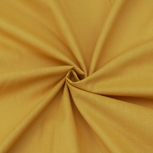Ткань на отрез полулен 220 см 317 цвет желтый фото 1