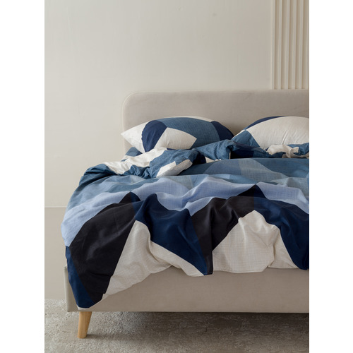 Постельное белье 4204 2-х сп с евро простыней с наволочками 50/70 фото 8