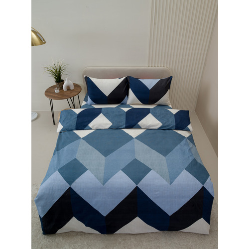 Постельное белье 4204 2-х сп с евро простыней с наволочками 50/70 фото 4