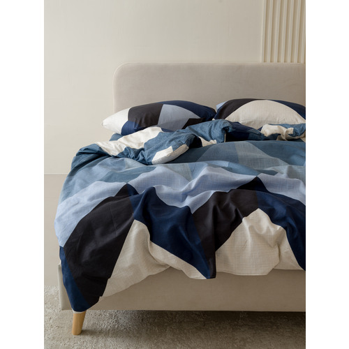 Постельное белье 4204 2-х сп с евро простыней с наволочками 50/70 фото 2