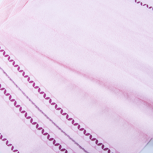 Полотенце махровое Sunvim 12-48 50/90 см цвет розовый фото 2