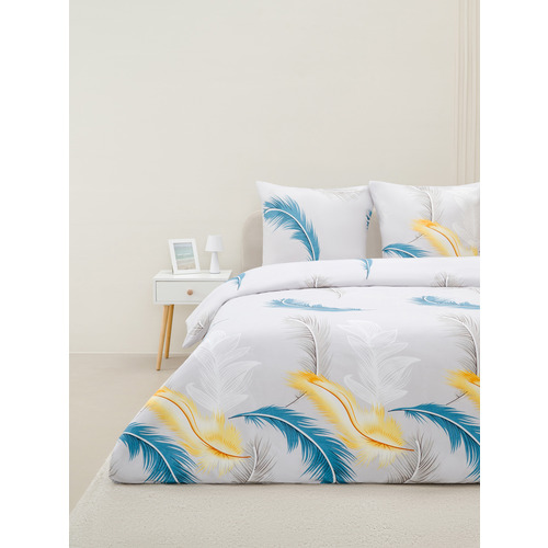 Постельное белье VT из полисатина 245575 2-х сп с евро простыней с наволочками 70/70 фото 7