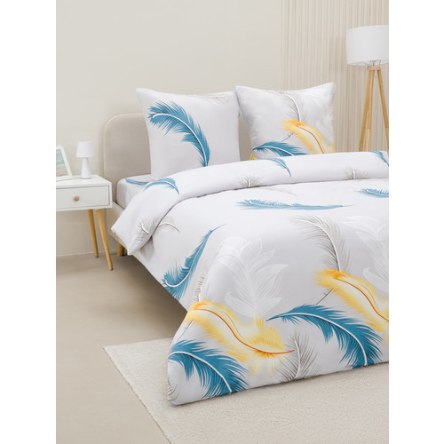 Постельное белье VT из полисатина 245575 2-х сп с евро простыней с наволочками 70/70 фото 6