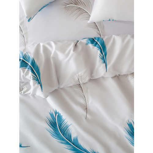 Постельное белье VT из полисатина 245575 2-х сп с евро простыней с наволочками 70/70 фото 2