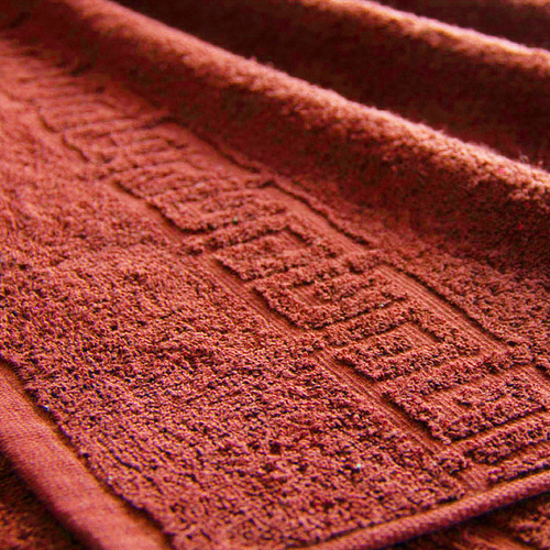 Полотенце махровое Туркменистан 100/180 см цвет жареный орех фото 1