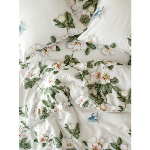 Постельное белье VT из полисатина ДА-50 2-х сп с евро простыней с наволочками 70/70 фото 5